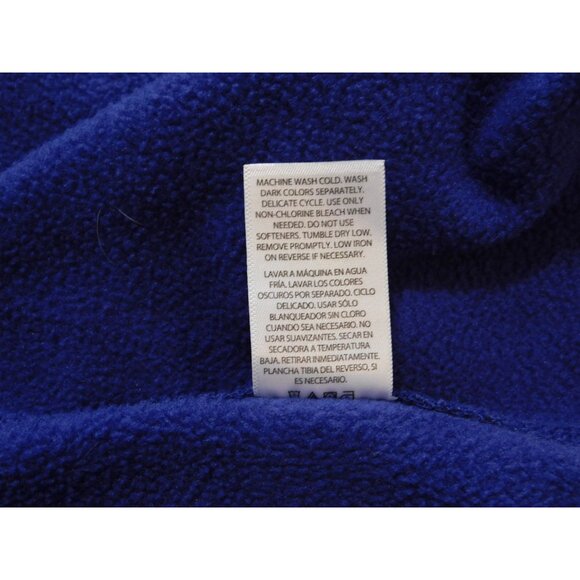 Danskin Dri Fit Hoodie Sweatshirt Womens XXL Blue Purple Trim Thumb Holes Polyes - Picture 8 of 8